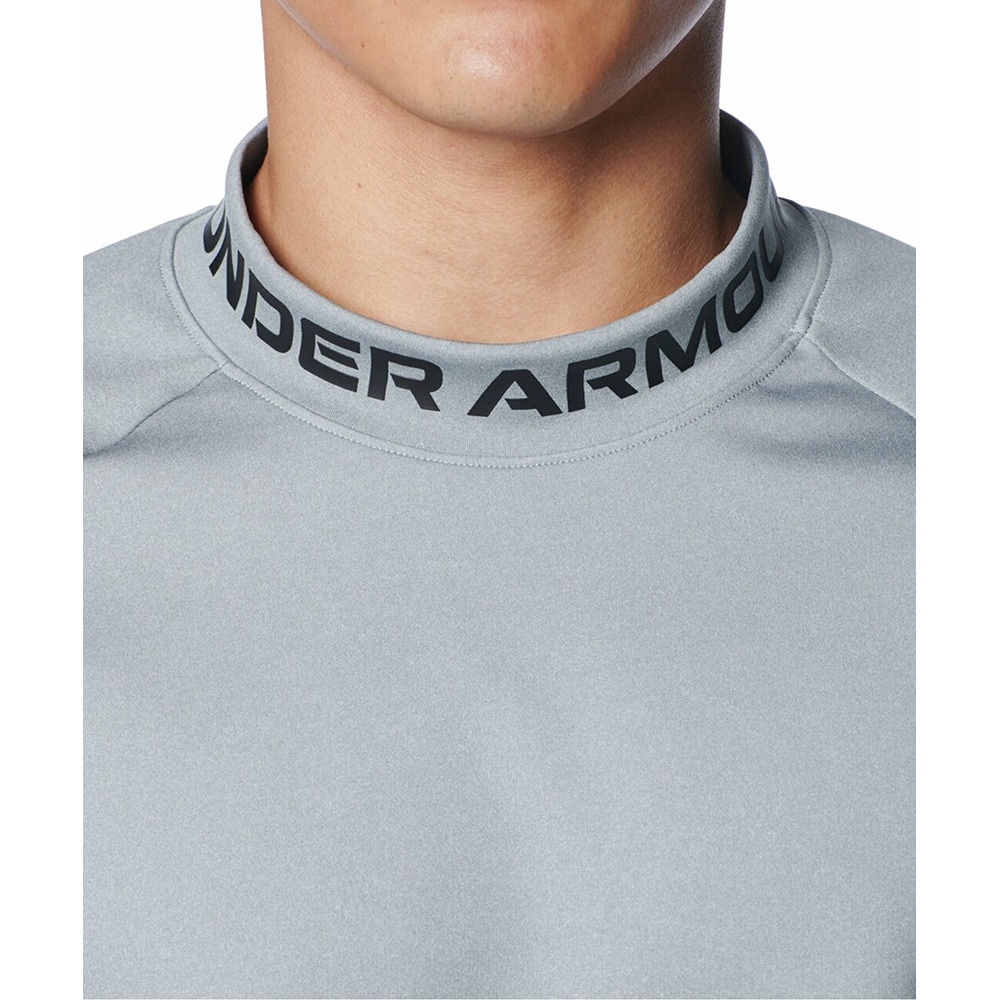 アンダーアーマー（UNDER ARMOUR）（メンズ）ゴルフウェア ArmourKnit長袖モックネックシャツ 1388307 035