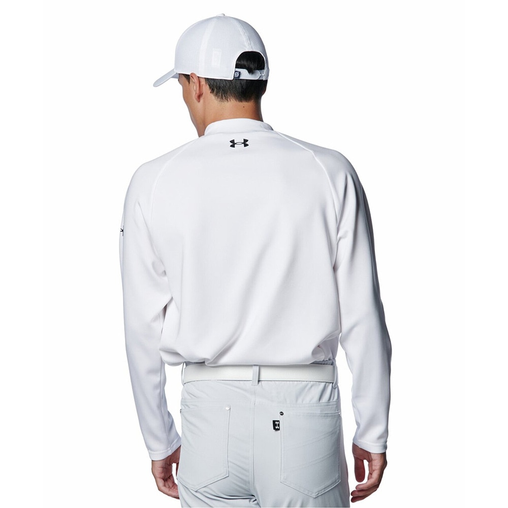 アンダーアーマー（UNDER ARMOUR）（メンズ）ゴルフウェア ArmourKnit 長袖モックネックシャツ 1388307 100