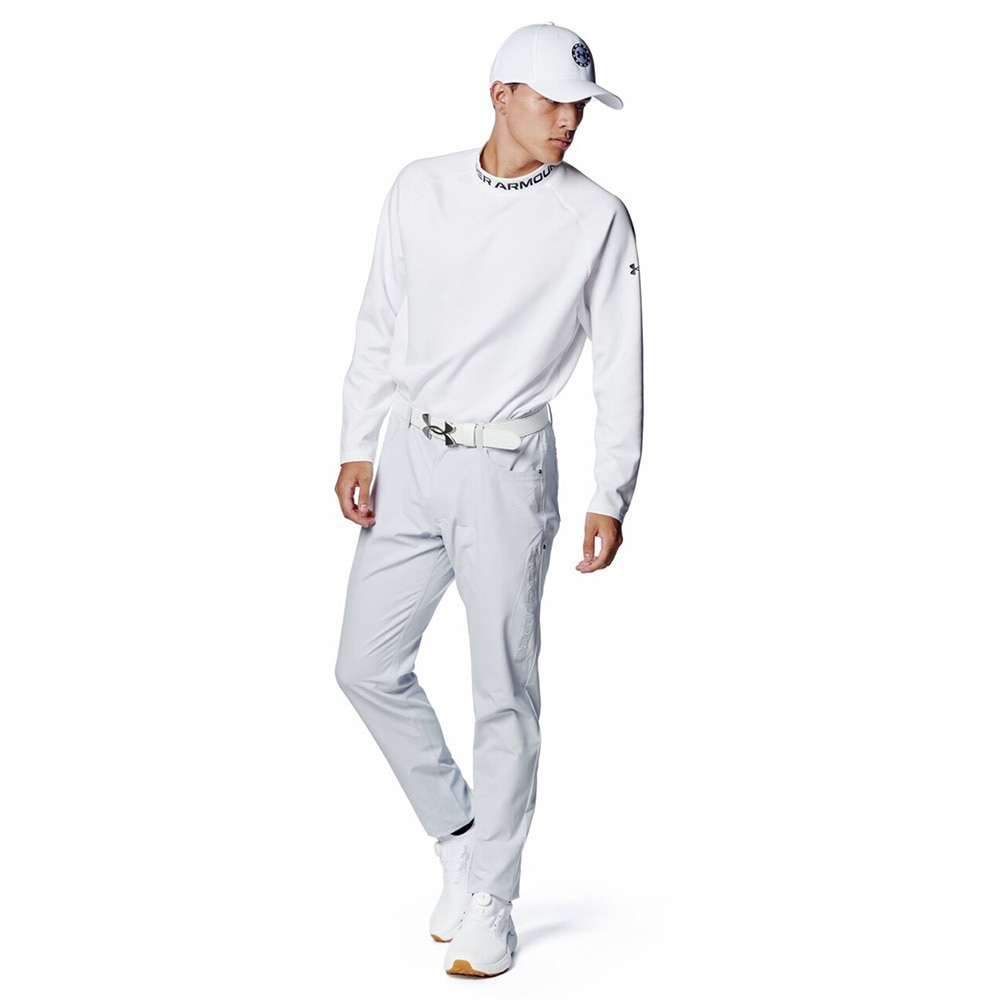 アンダーアーマー（UNDER ARMOUR）（メンズ）ゴルフウェア ArmourKnit 長袖モックネックシャツ 1388307 100