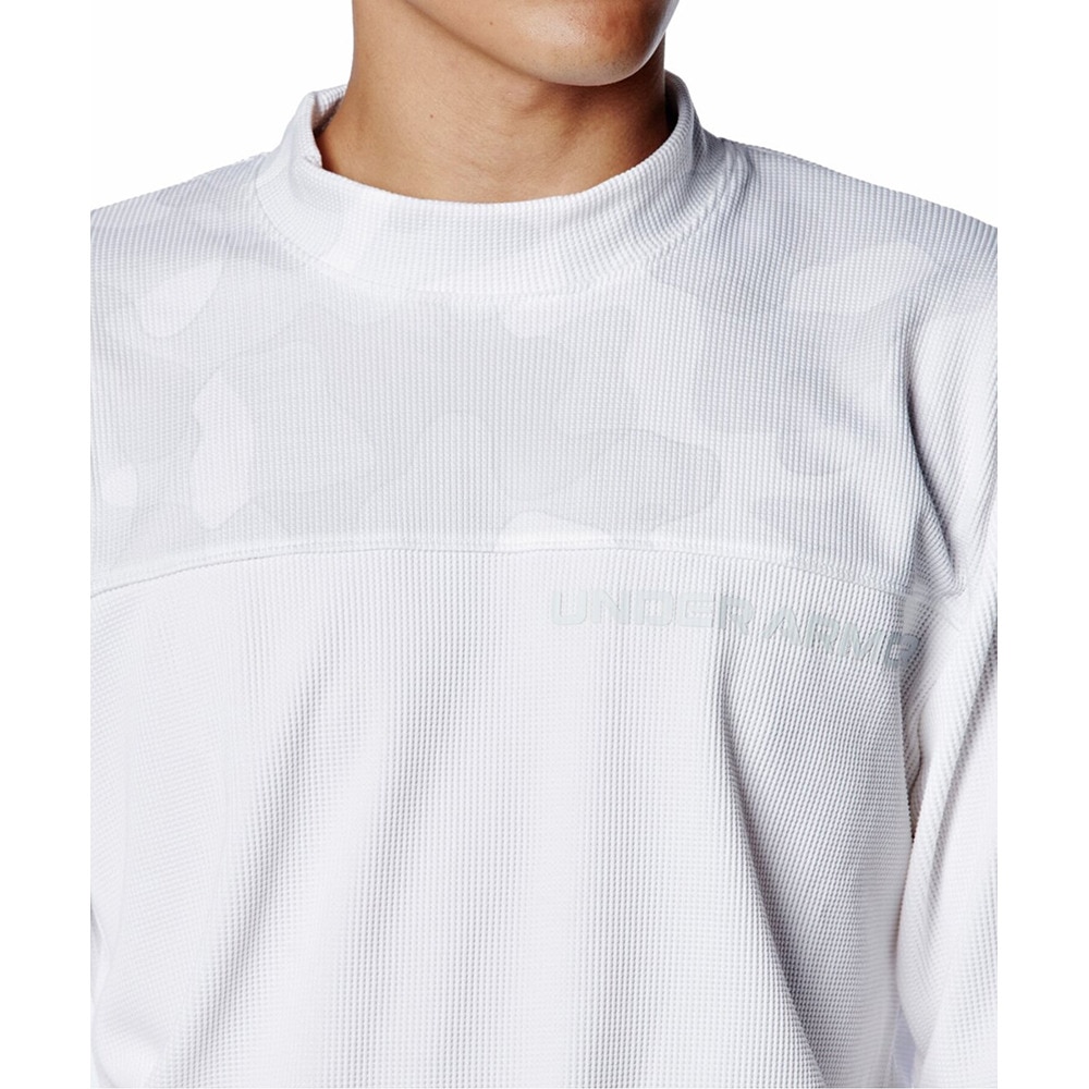 アンダーアーマー（UNDER ARMOUR）（メンズ）ゴルフウェア 吸汗速乾 ワッフルモックネック長袖シャツ 1388308 100