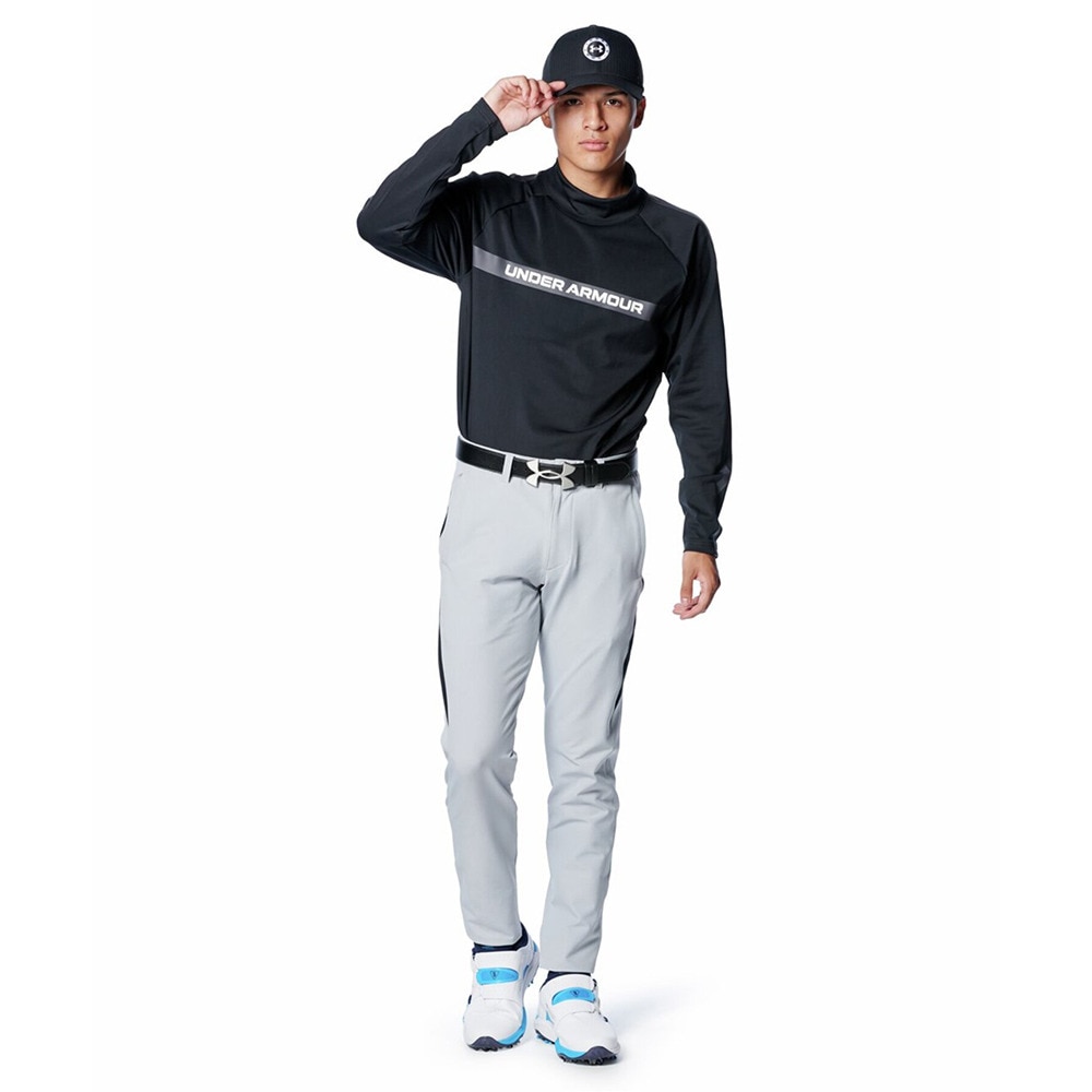 アンダーアーマー（UNDER ARMOUR）（メンズ）ゴルフウェア 裏起毛 速乾 CG Pro 長袖モックネックシャツ 1388309 001