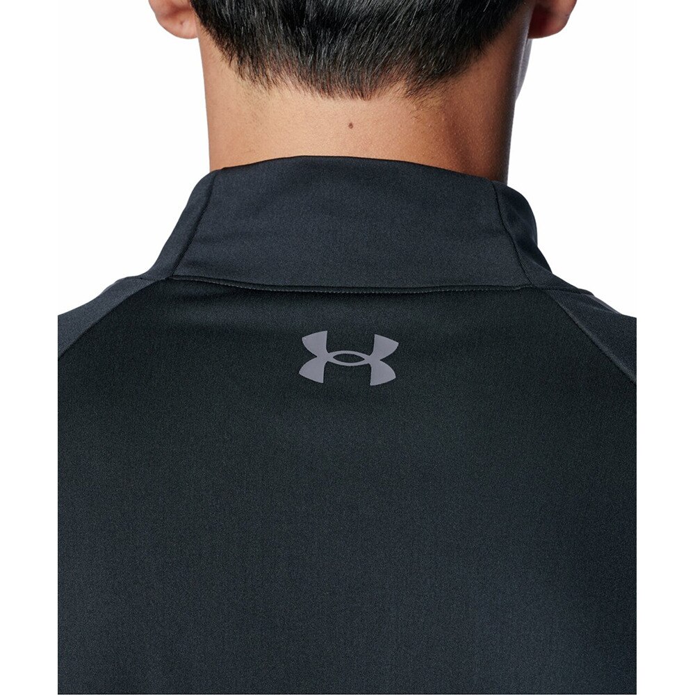 アンダーアーマー（UNDER ARMOUR）（メンズ）ゴルフウェア 裏起毛 速乾 CG Pro 長袖モックネックシャツ 1388309 001