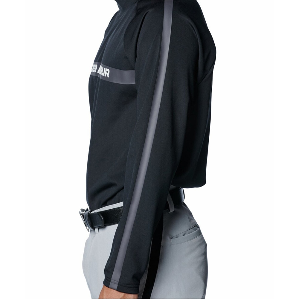アンダーアーマー（UNDER ARMOUR）（メンズ）ゴルフウェア 裏起毛 速乾 CG Pro 長袖モックネックシャツ 1388309 001