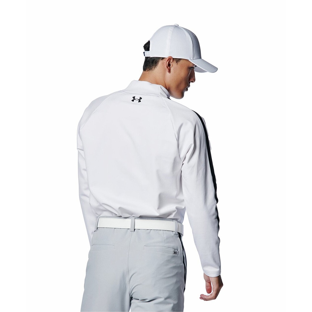アンダーアーマー（UNDER ARMOUR）（メンズ）ゴルフウェア 裏起毛 CG Pro 長袖モックネックシャツ 1388309 100