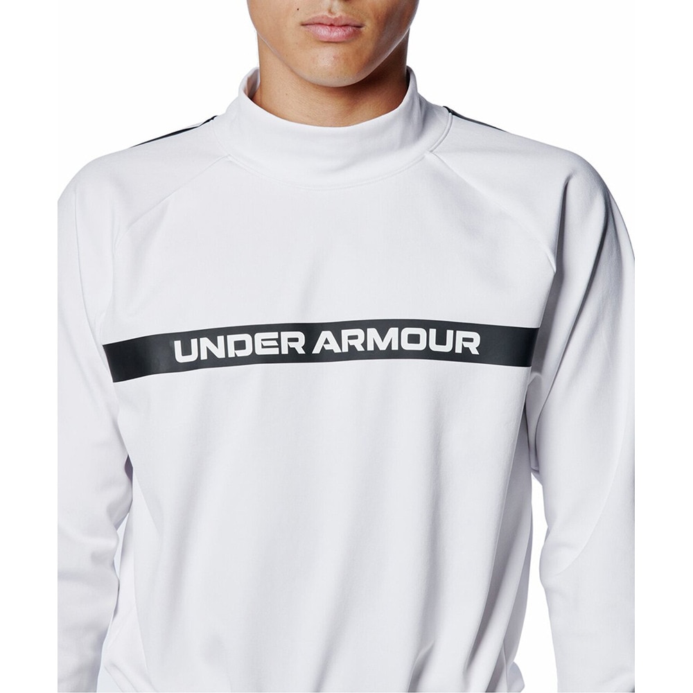 アンダーアーマー（UNDER ARMOUR）（メンズ）ゴルフウェア 裏起毛 CG Pro 長袖モックネックシャツ 1388309 100