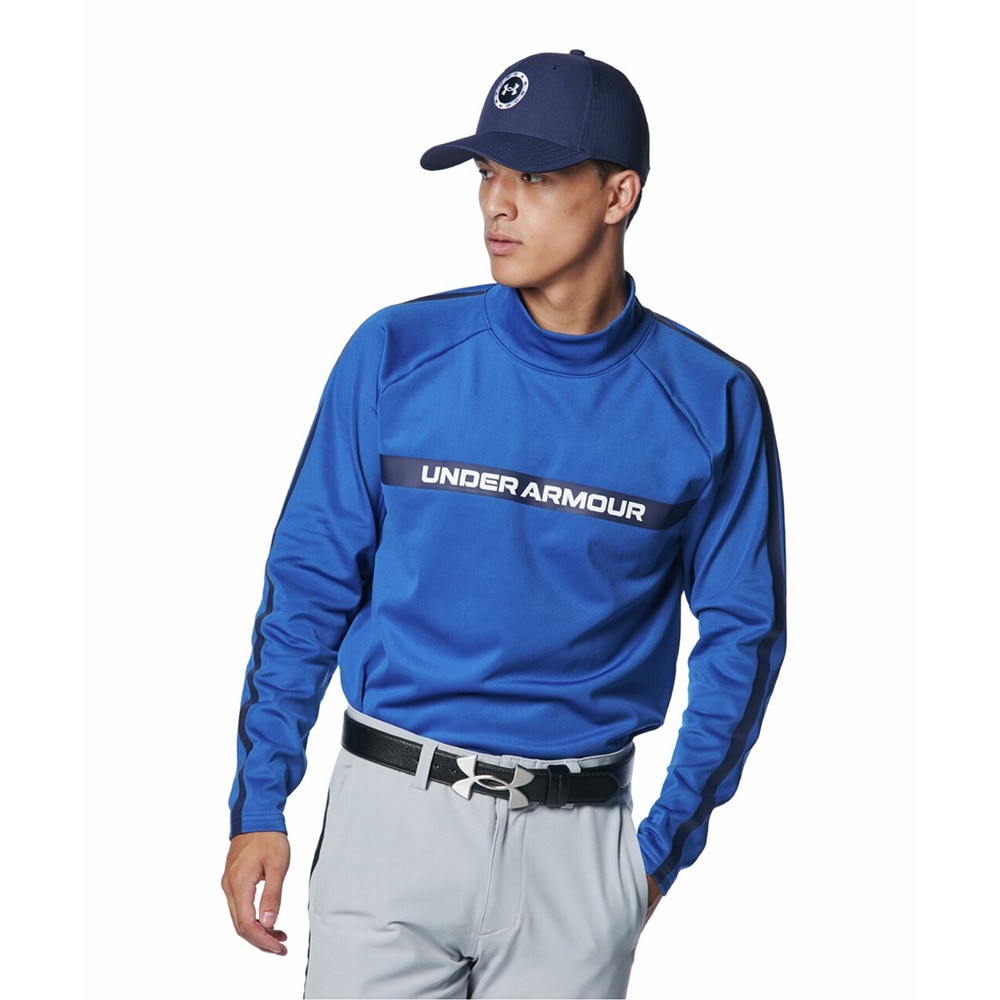 アンダーアーマー（UNDER ARMOUR）（メンズ）ゴルフウェア 裏起毛 CG Pro 長袖モックネックシャツ 1388309 432