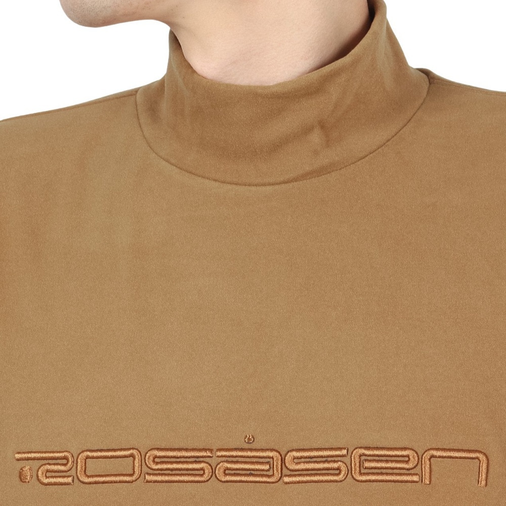 ROSASEN（メンズ）ゴルフウェア マイクロフリース 長袖モックネック 044-22011-042-24AW