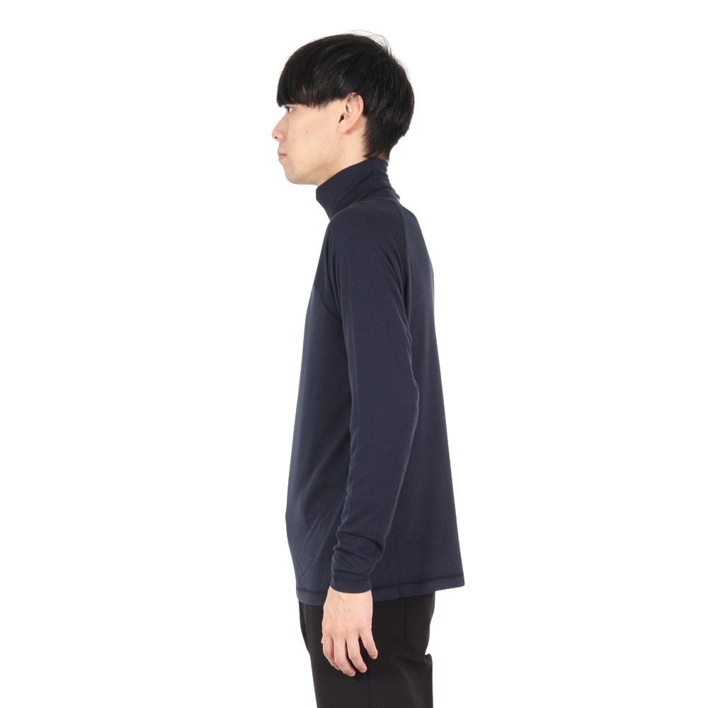ROSASEN（メンズ）ゴルフウェア プレスウォームベア 天竺 長袖ハイネック 044-22012-098-24AW