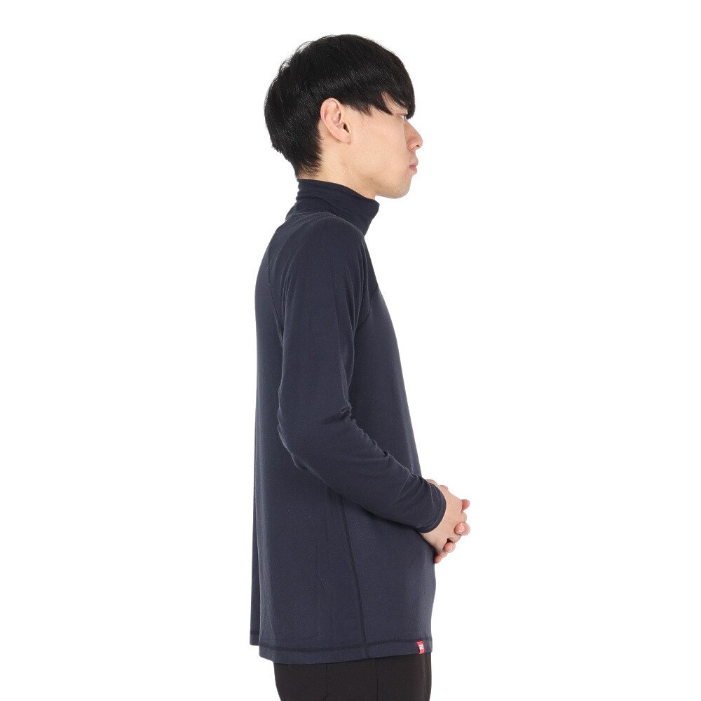 ROSASEN（メンズ）ゴルフウェア プレスウォームベア 天竺 長袖ハイネック 044-22012-098-24AW