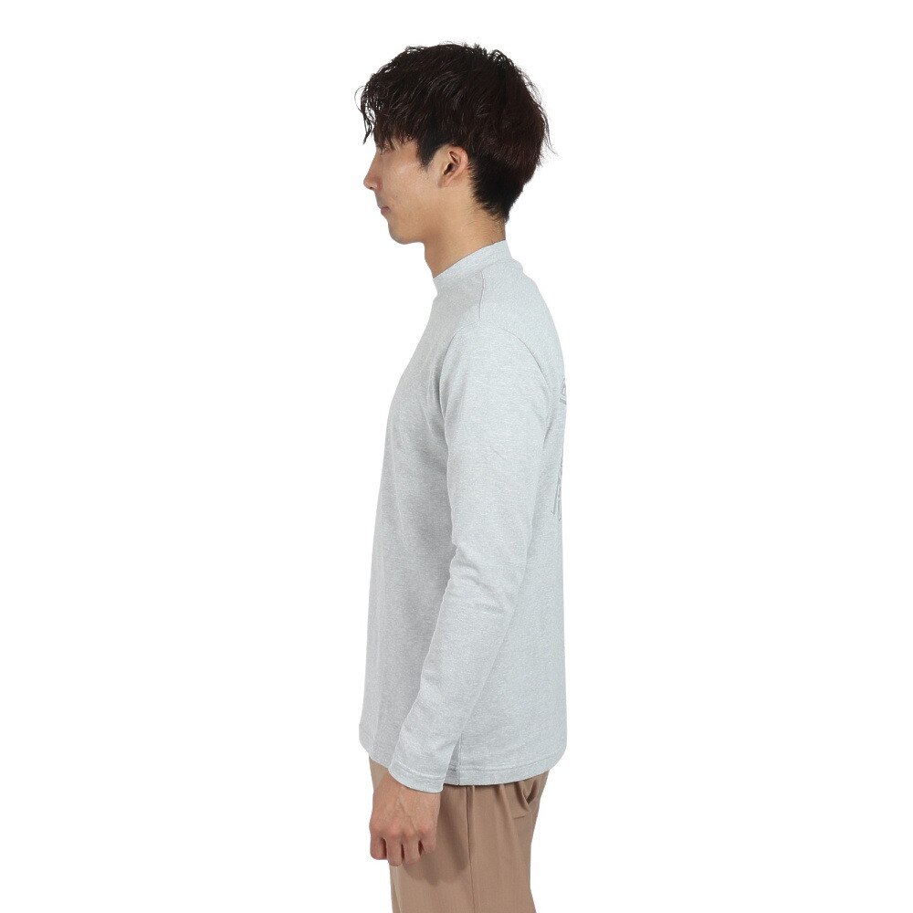 ROSASEN（メンズ）ゴルフウェア ストレッチ カノコインレー 長袖モックネック 044-22811-013-24AW