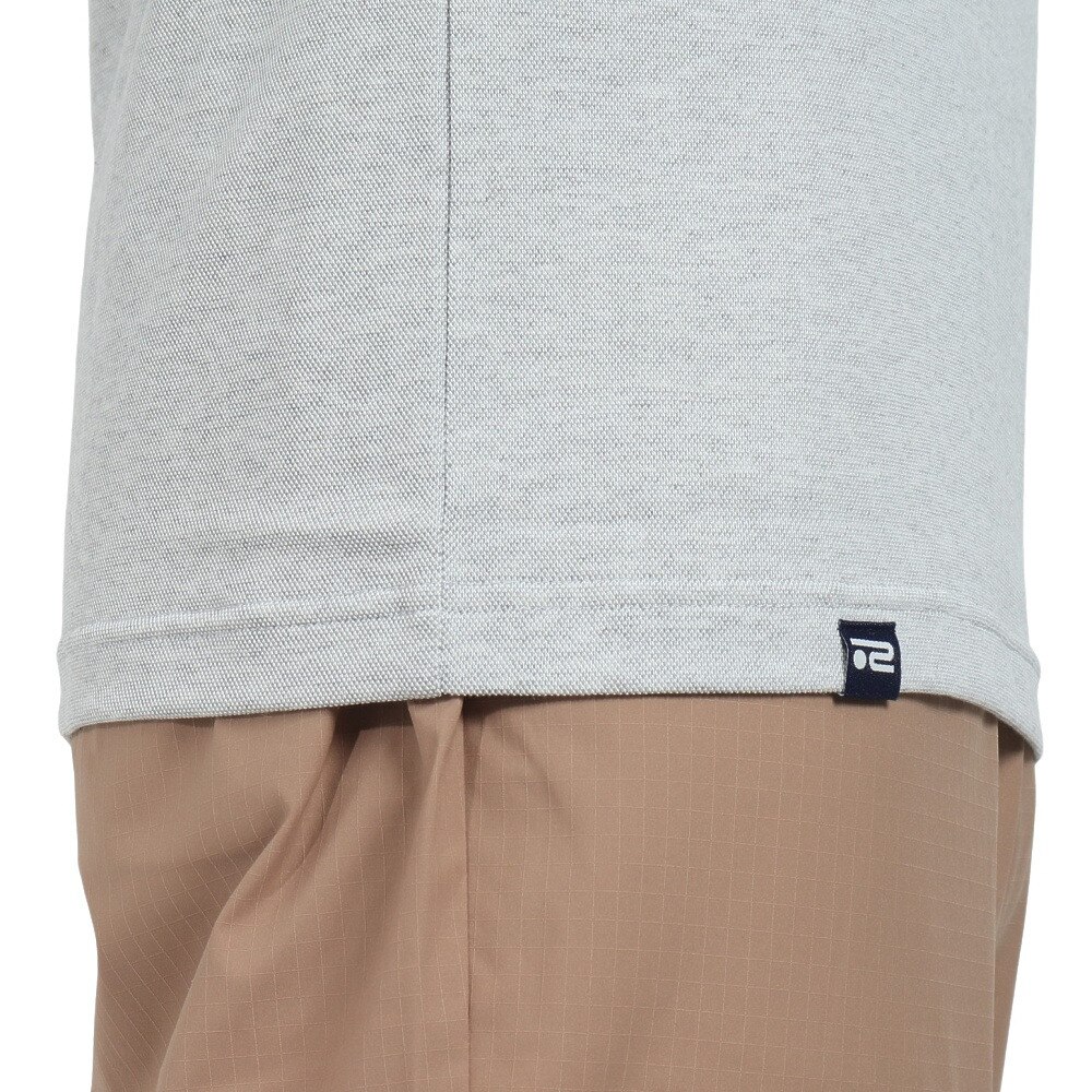 ROSASEN（メンズ）ゴルフウェア ストレッチ カノコインレー 長袖モックネック 044-22811-013-24AW