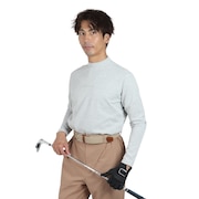 (メンズ)ゴルフウェア ストレッチ カノコインレー 長袖モックネック 044-22811-013-24AW