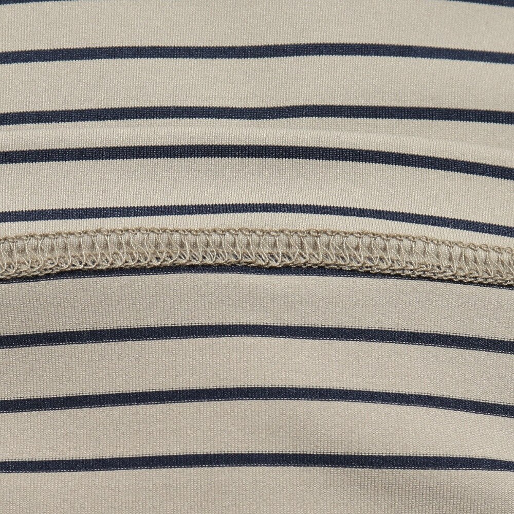 ROSASEN（メンズ）ゴルフウェア ベアテン ボーダー長袖モックネック 044-22911-027-24AW