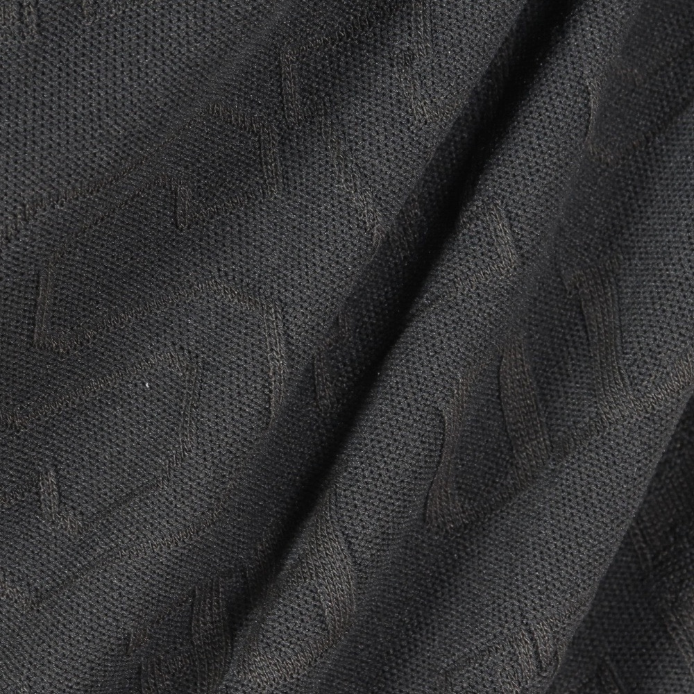 ROSASEN（メンズ）ゴルフウェア リンクスジャカード ハーフジップ 長袖ハイネック 044-22912-018-24AW