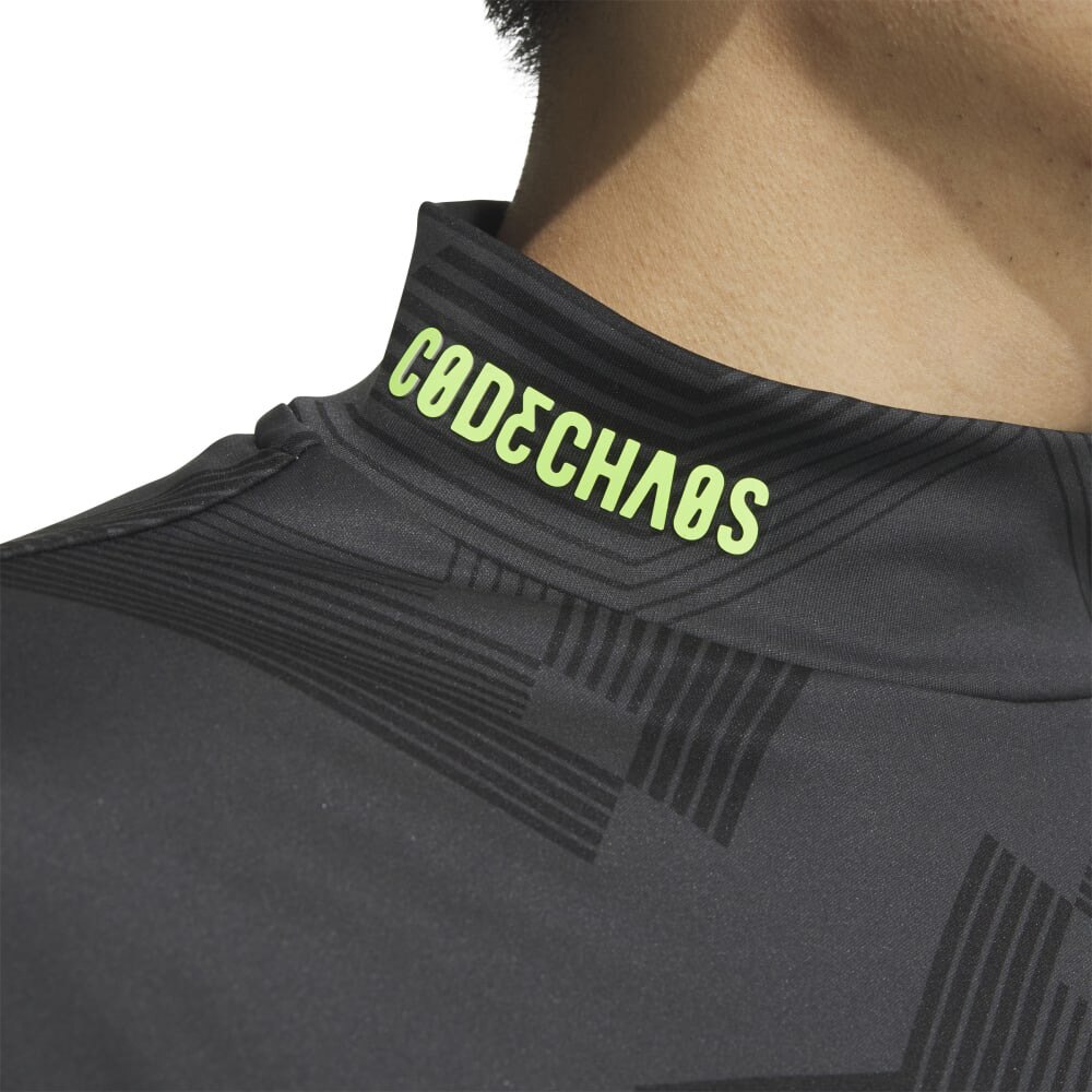 アディダス（adidas）（メンズ）ゴルフウェア コードカオス モックネック 長袖シャツ KSL86-JJ0227 BK★★★
