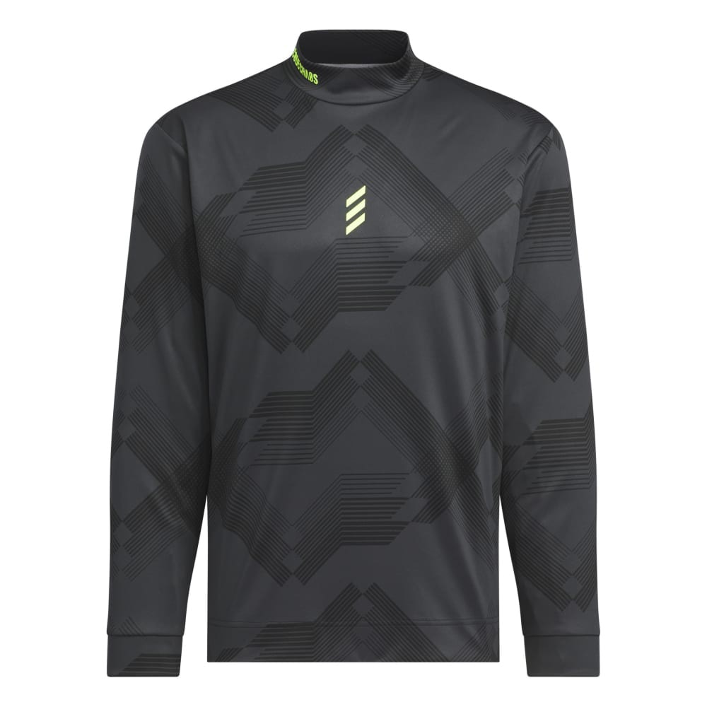 アディダス（adidas）（メンズ）ゴルフウェア コードカオス モックネック 長袖シャツ KSL86-JJ0227 BK★★★