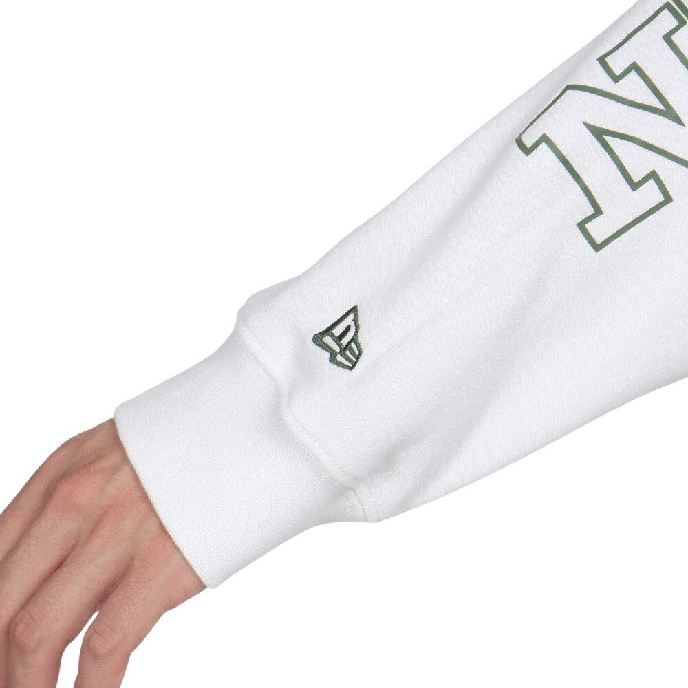 ニューエラ（NEW ERA）（メンズ、レディース）ゴルフウェア 保温 軽量 長袖 スウェット ハイカラー ウォーム Tシャツ Sleeve Logo 14326414