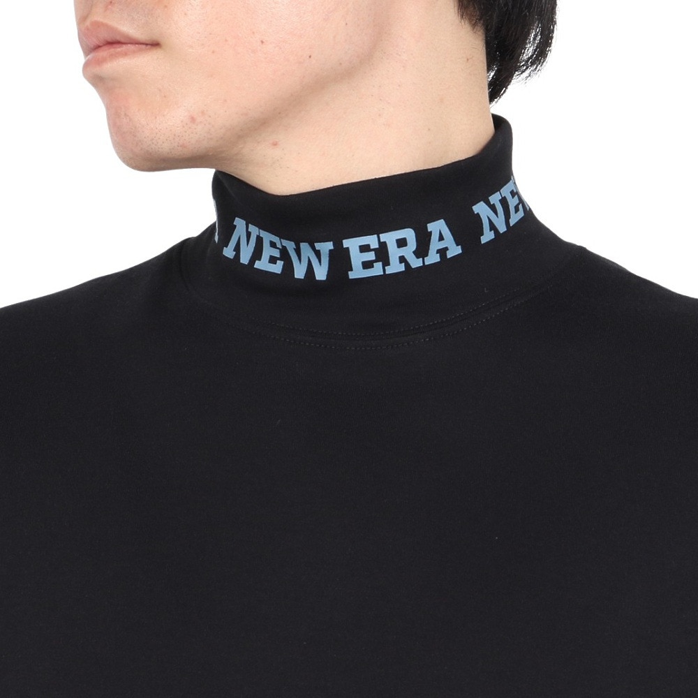 ニューエラ（NEW ERA）（メンズ、レディース）ゴルフウェア 保温 軽量 長袖 スウェット ハイカラー ウォーム Tシャツ Sleeve Logo 14326415