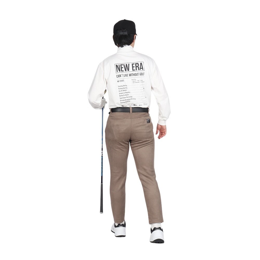 ニューエラ（NEW ERA）（メンズ、レディース）ゴルフウェア 吸汗速乾 スウェット ハイカラー 長袖 パフォーマンス Tシャツ スタッツ 14326421