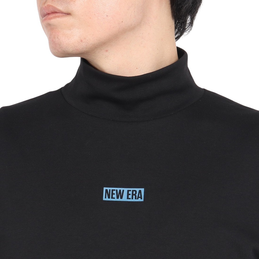 ニューエラ（NEW ERA）（メンズ、レディース）ゴルフウェア 吸汗速乾 スウェット ハイカラー 長袖 パフォーマンス Tシャツ スタッツ 14326423