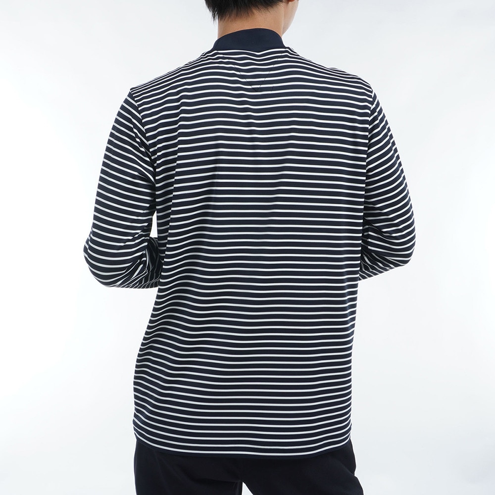 トミー ヒルフィガー ゴルフ（TOMMY HILFIGER GOLF）（メンズ）ゴルフウェア UVカット 長袖モックネックシャツ THMA454-WNVY