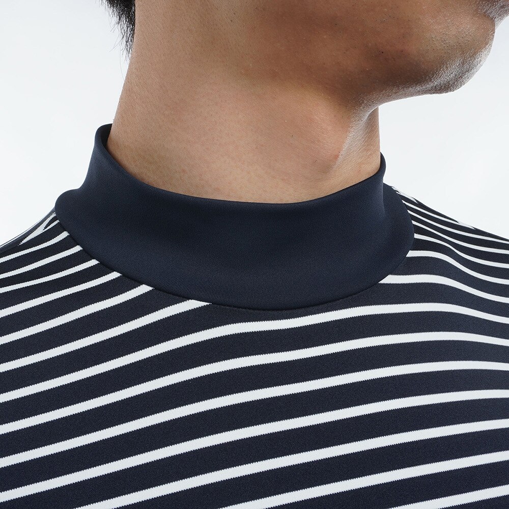 トミー ヒルフィガー ゴルフ（TOMMY HILFIGER GOLF）（メンズ）ゴルフウェア UVカット 長袖モックネックシャツ THMA454-WNVY