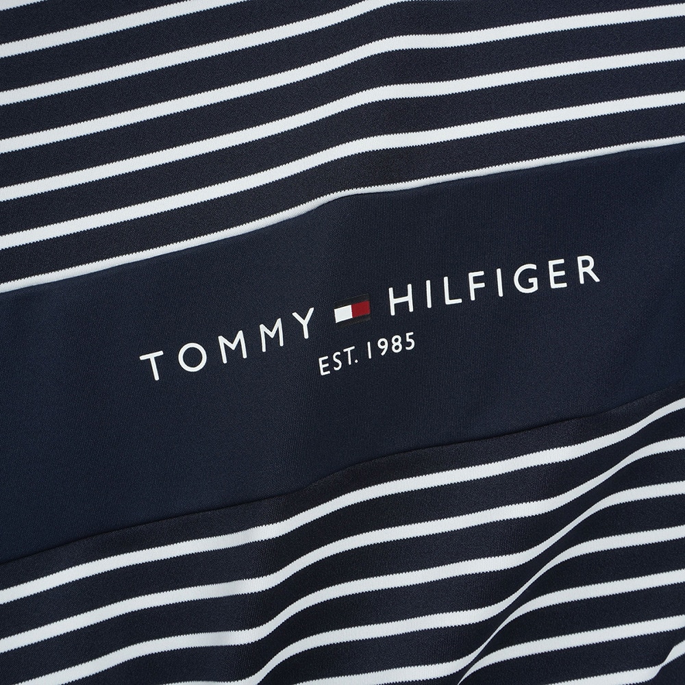 トミー ヒルフィガー ゴルフ（TOMMY HILFIGER GOLF）（メンズ）ゴルフウェア UVカット 長袖モックネックシャツ THMA454-WNVY