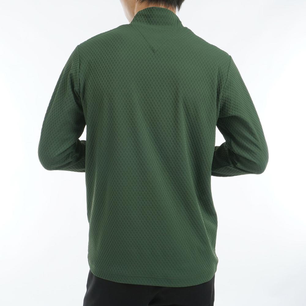 トミー ヒルフィガー ゴルフ（TOMMY HILFIGER GOLF）（メンズ）ゴルフウェア 長袖ハイネックシャツ THMA486-GRN