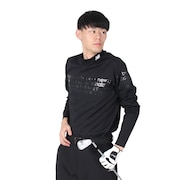 (メンズ)ゴルフウェア 発熱 長袖 モックネック プルオーバー 012-4267005-010