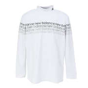 (メンズ)ゴルフウェア 発熱 長袖 モックネック プルオーバー 012-4267005-030