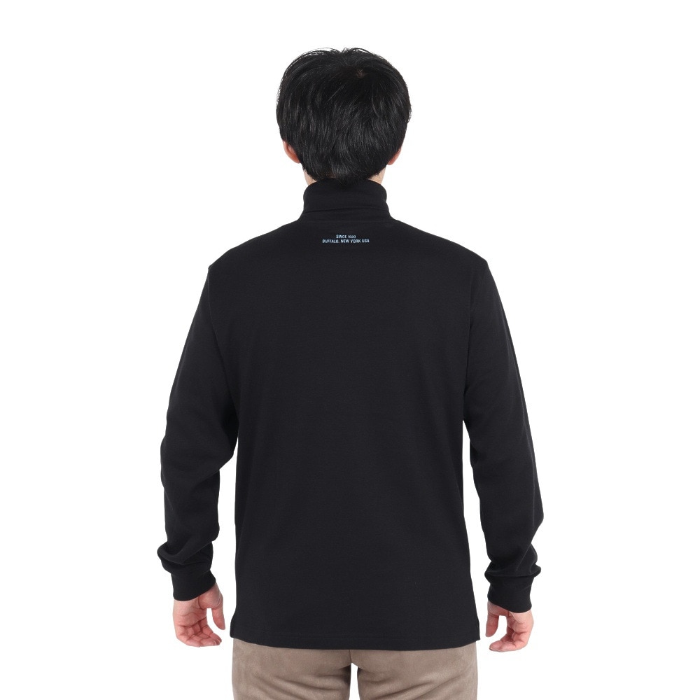 ニューエラ（NEW ERA）（メンズ、レディース）ゴルフウェア 保温 軽量 長袖 スウェット ハイカラー ウォーム Tシャツ Straight Logo 14326412