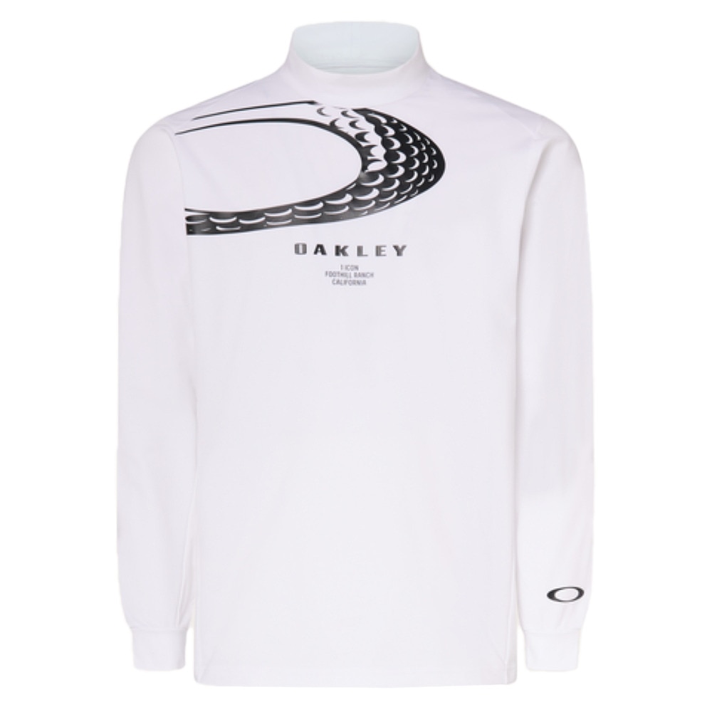 オークリー（OAKLEY）（メンズ）ゴルフウェア 吸汗速乾 GRAPHI 長袖モックネックシャツ FOA406961-100