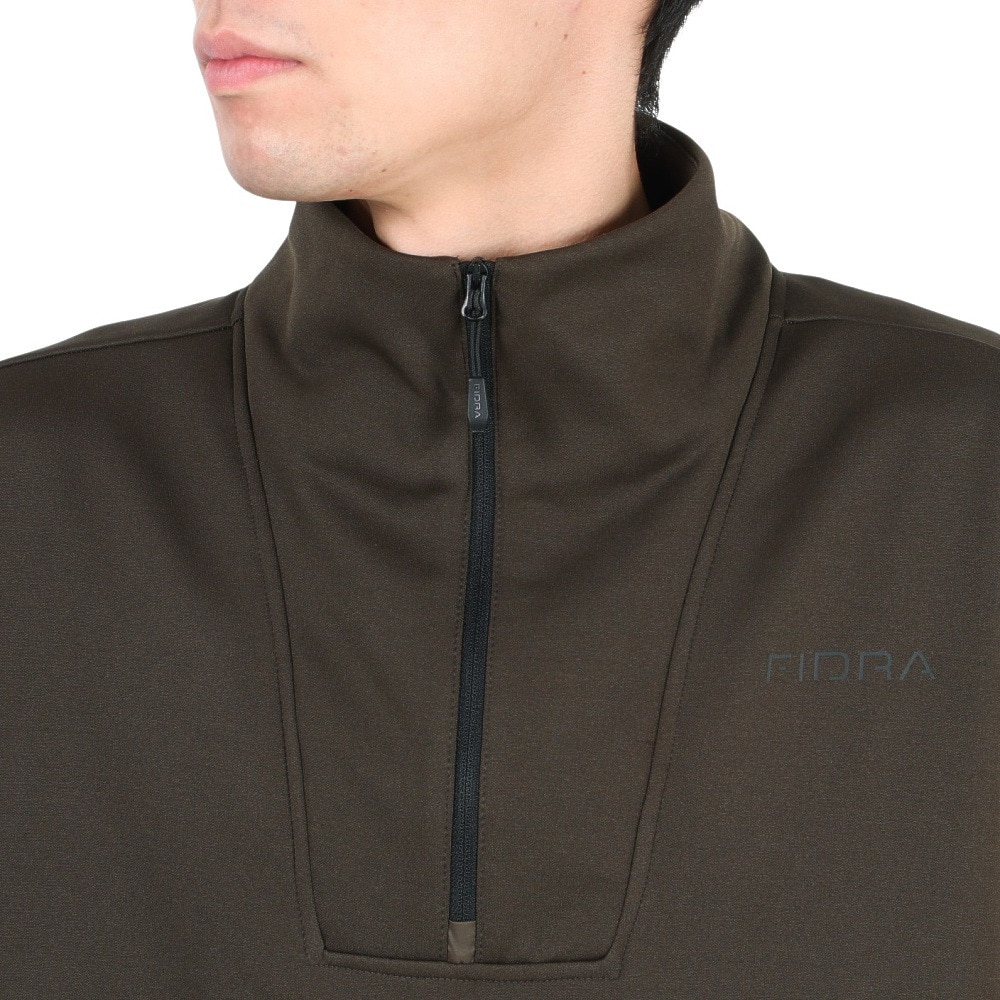 フィドラ（FIDRA）（メンズ）ゴルフウェア ハーフジップ 長袖 モック