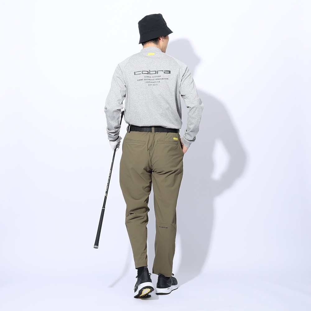コブラ（Cobra）（メンズ）ゴルフウェア 長袖 バッグプリントモックネックシャツ 631506-02