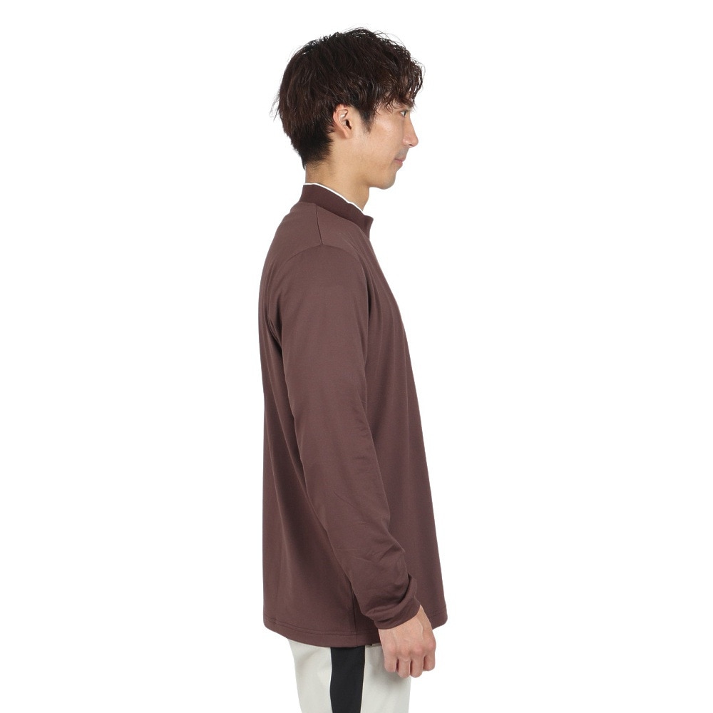 プーマ（PUMA）（メンズ）ゴルフウェア ラインカラー モックネック シャツ 631654-02