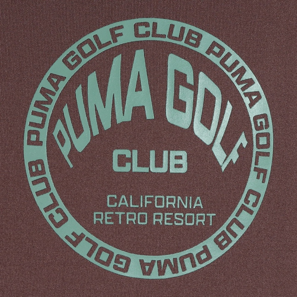 プーマ（PUMA）（メンズ）ゴルフウェア ラインカラー モックネック シャツ 631654-02