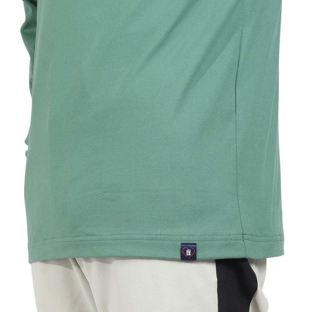 プーマ（PUMA）（メンズ）ゴルフウェア 長袖 ラインカラー モックネック シャツ 631654-03
