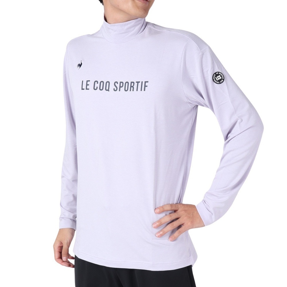 ルコックスポルティフ（lecoqsportif）（メンズ）ゴルフウェア ストレッチフォーサー 長袖ハイネックシャツ QGMWJB12 PP00