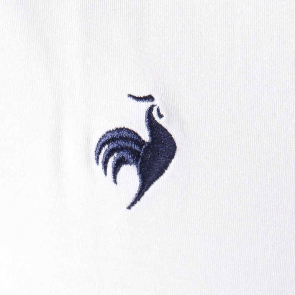ルコックスポルティフ（lecoqsportif）（メンズ）ゴルフウェア 保温 ストレッチフォーサー 長袖ハイネックシャツ QGMWJB12 WH00