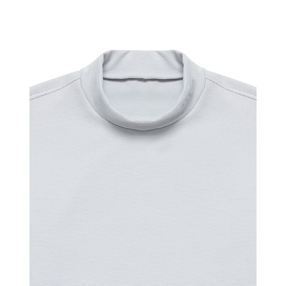 トラヴィスマシュー（Travis Mathew）（メンズ）ゴルフウェア ストレッチ 長袖ボーダーモックネックシャツ 7AI043-9HGR