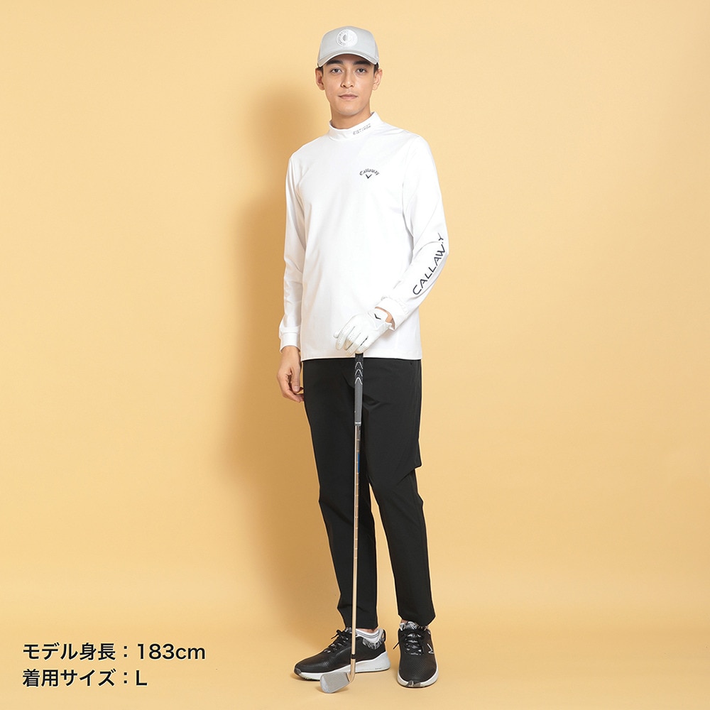 キャロウェイ（CALLAWAY）（メンズ）ゴルフウェア ひんやり感 ストレッチスムース 長袖モックネックシャツ C25133101-1030