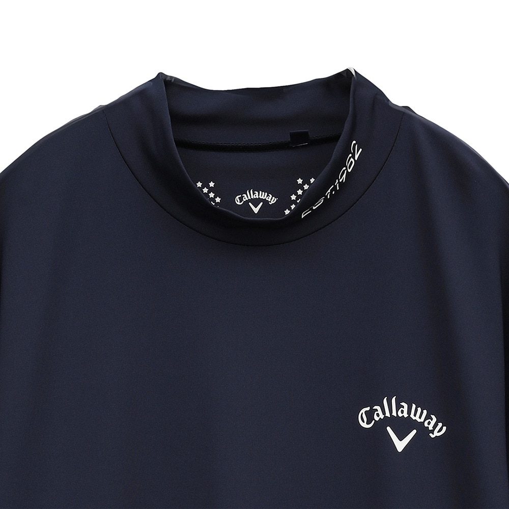 キャロウェイ（CALLAWAY）（メンズ）ゴルフウェア ひんやり感 ストレッチスムース 長袖モックネックシャツ C25133101-1120