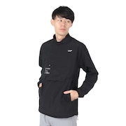 (メンズ)ゴルフウェア 長袖 LIGHT PUFF プルオーバー WG5QTY13 BLK