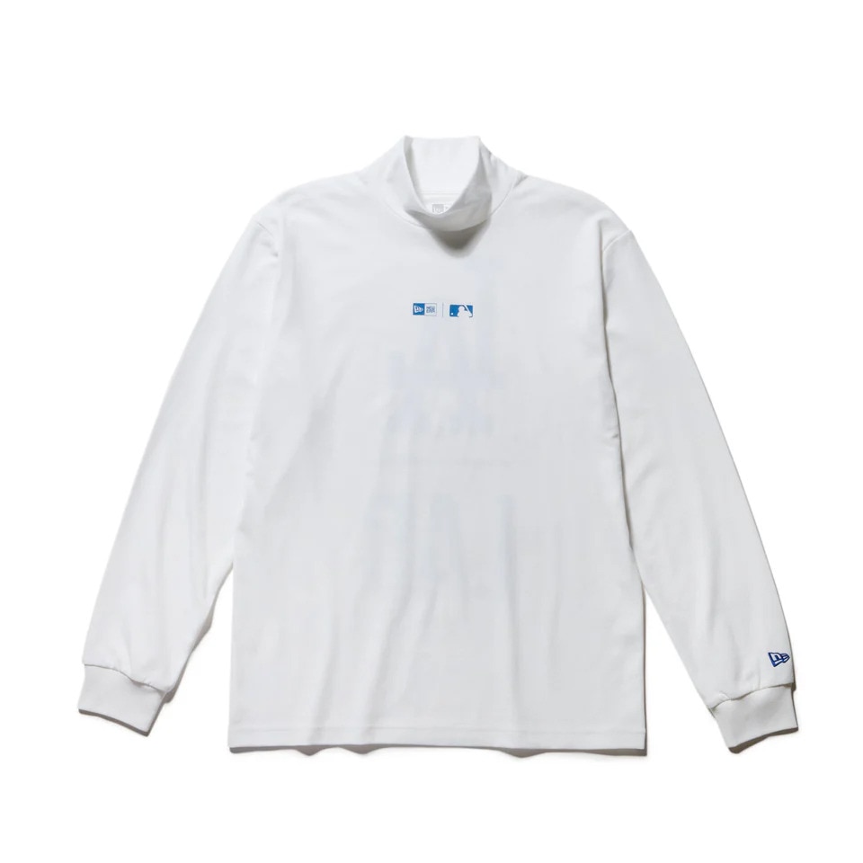ニューエラ（NEW ERA）（メンズ、レディース）ゴルフウェア 吸汗速乾 ハイカラー パフォーマンス 長袖Tシャツ ロサンゼルス・ドジャース 14326420