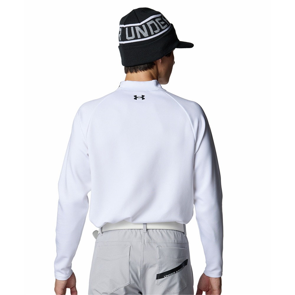 アンダーアーマー（UNDER ARMOUR）（メンズ）ゴルフウェア 長袖 ドライブ アーマーニット ロングスリーブ モックネック シャツ 6007931 100