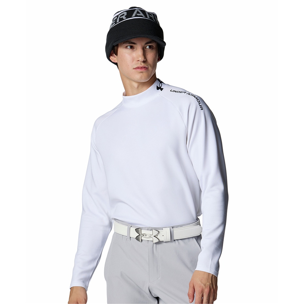 アンダーアーマー（UNDER ARMOUR）（メンズ）ゴルフウェア 長袖 ドライブ アーマーニット ロングスリーブ モックネック シャツ 6007931 100