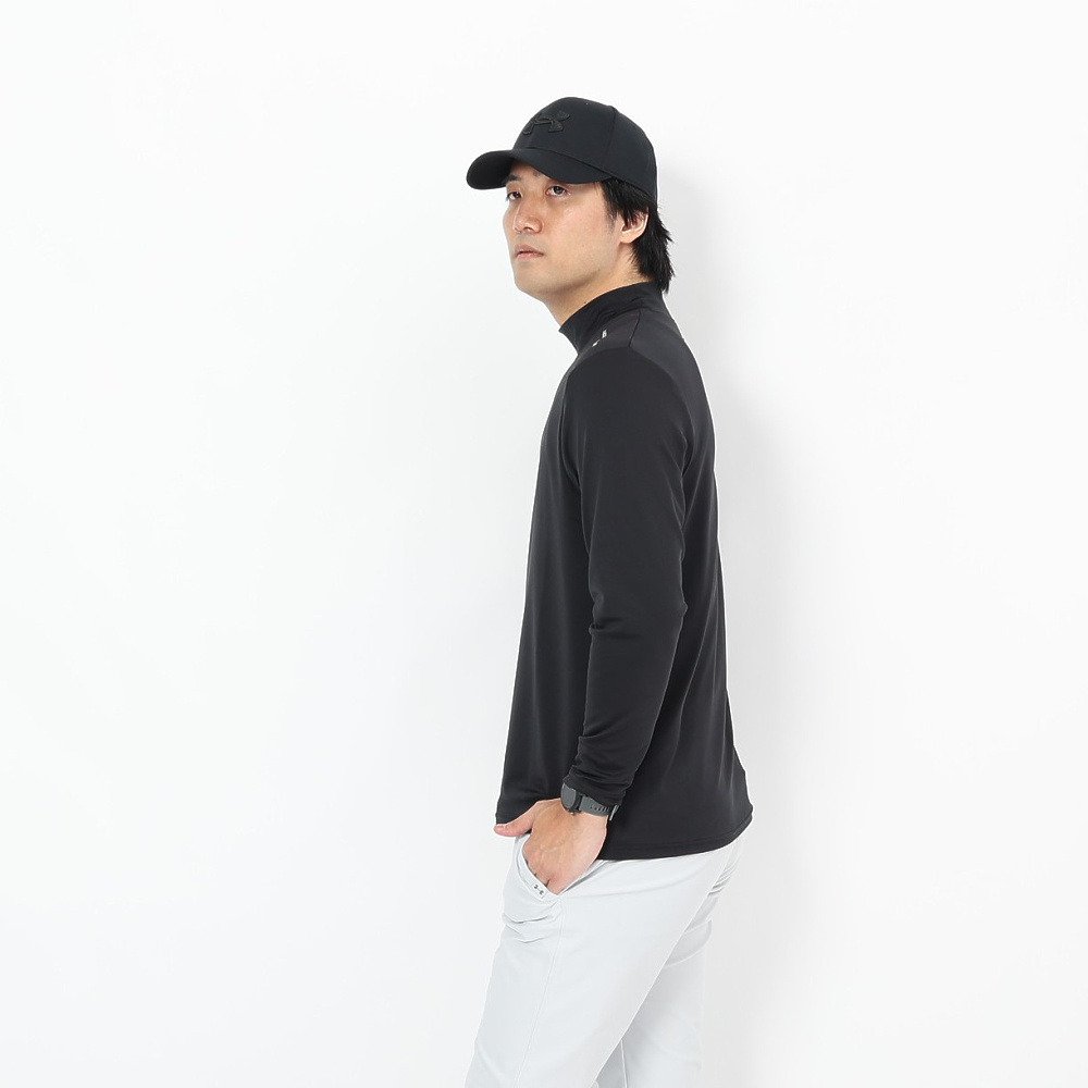アンダーアーマー（UNDER ARMOUR）（メンズ）ゴルフウェア DRIVE MC NC 長袖ハイネックシャツ 6007981 001