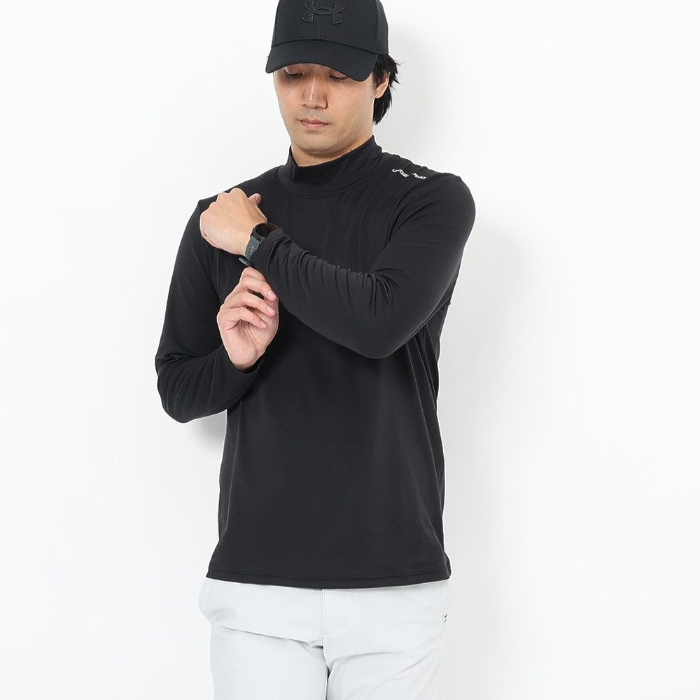 アンダーアーマー（UNDER ARMOUR）（メンズ）ゴルフウェア DRIVE MC NC 長袖ハイネックシャツ 6007981 001