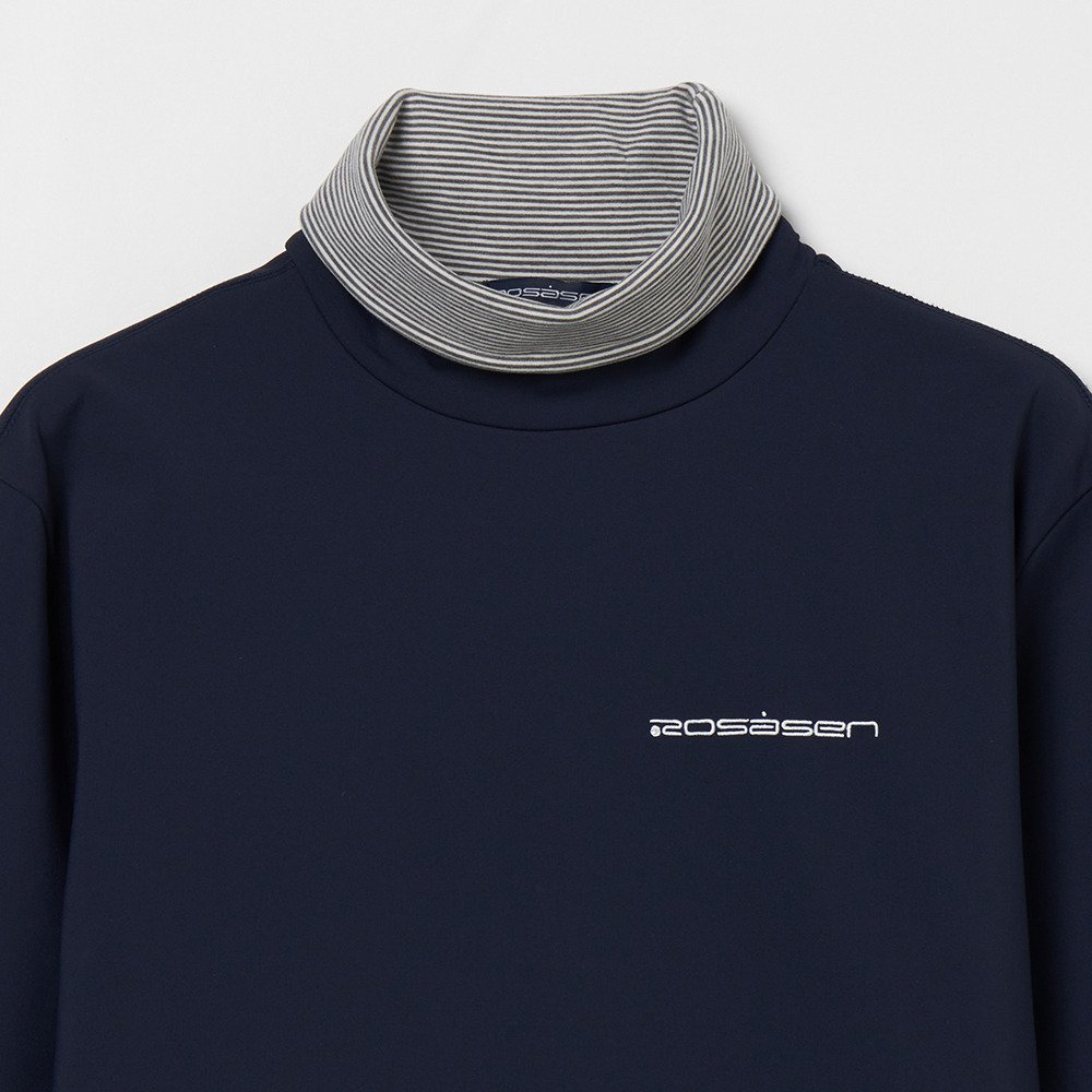 ROSASEN（ROSASEN）（メンズ）ゴルフウェア 防風 ハイネックインナー 長袖 044-24012-25AW-098