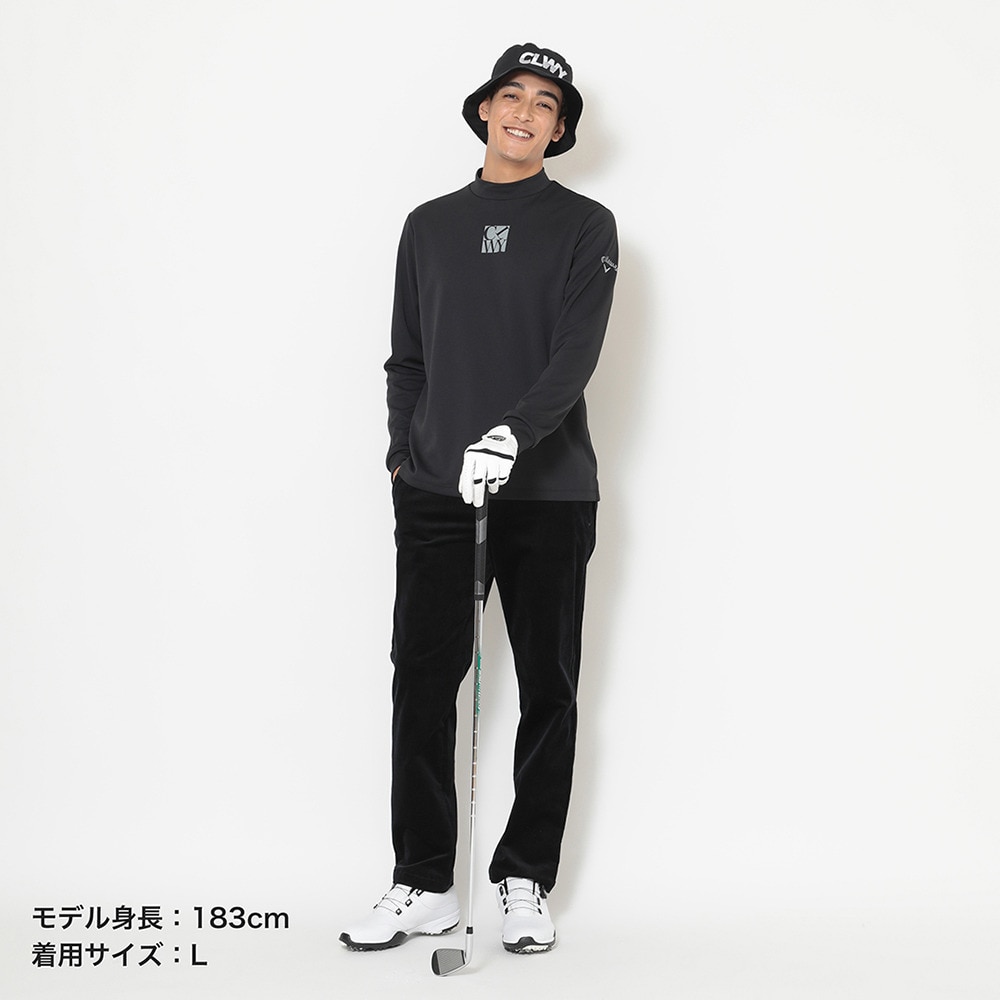 キャロウェイ（CALLAWAY）（メンズ）ゴルフウェア タックリバー長袖モックネックシャツ C25233104-1010